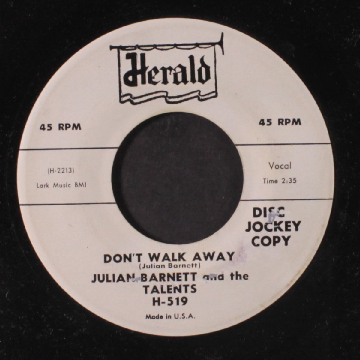 don't walk away by JULIAN BARNETT & TALENTS