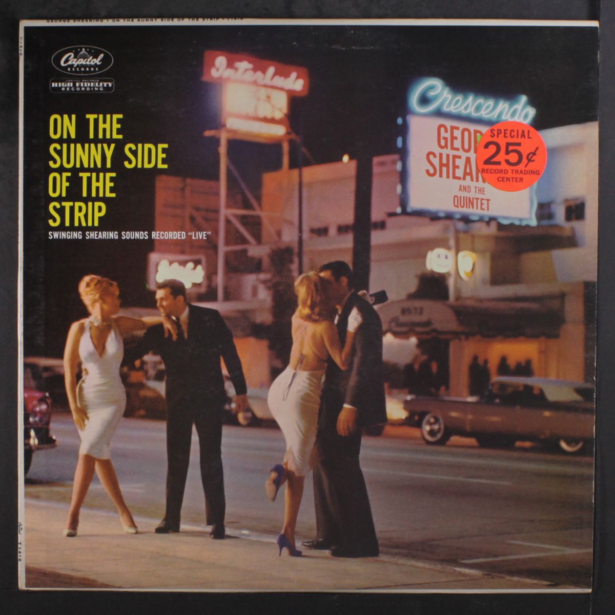 on the sunny side of the strip by GEORGE SHEARING