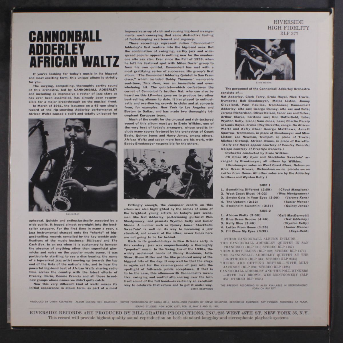 african waltz by CANNONBALL ADDERLEY