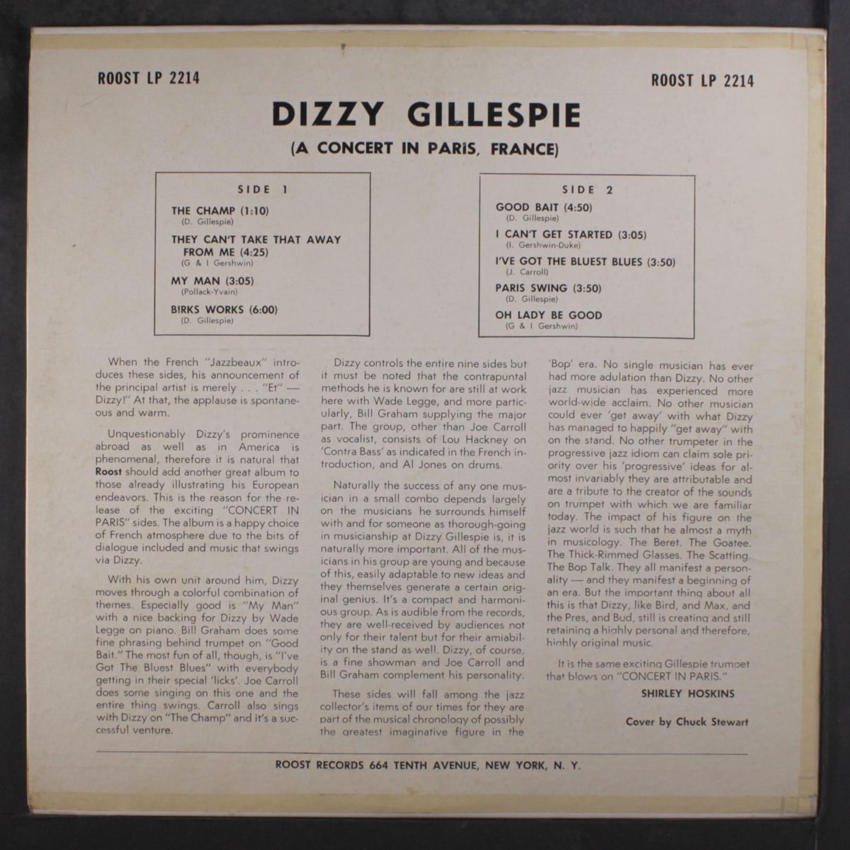 concert in paris by DIZZY GILLESPIE