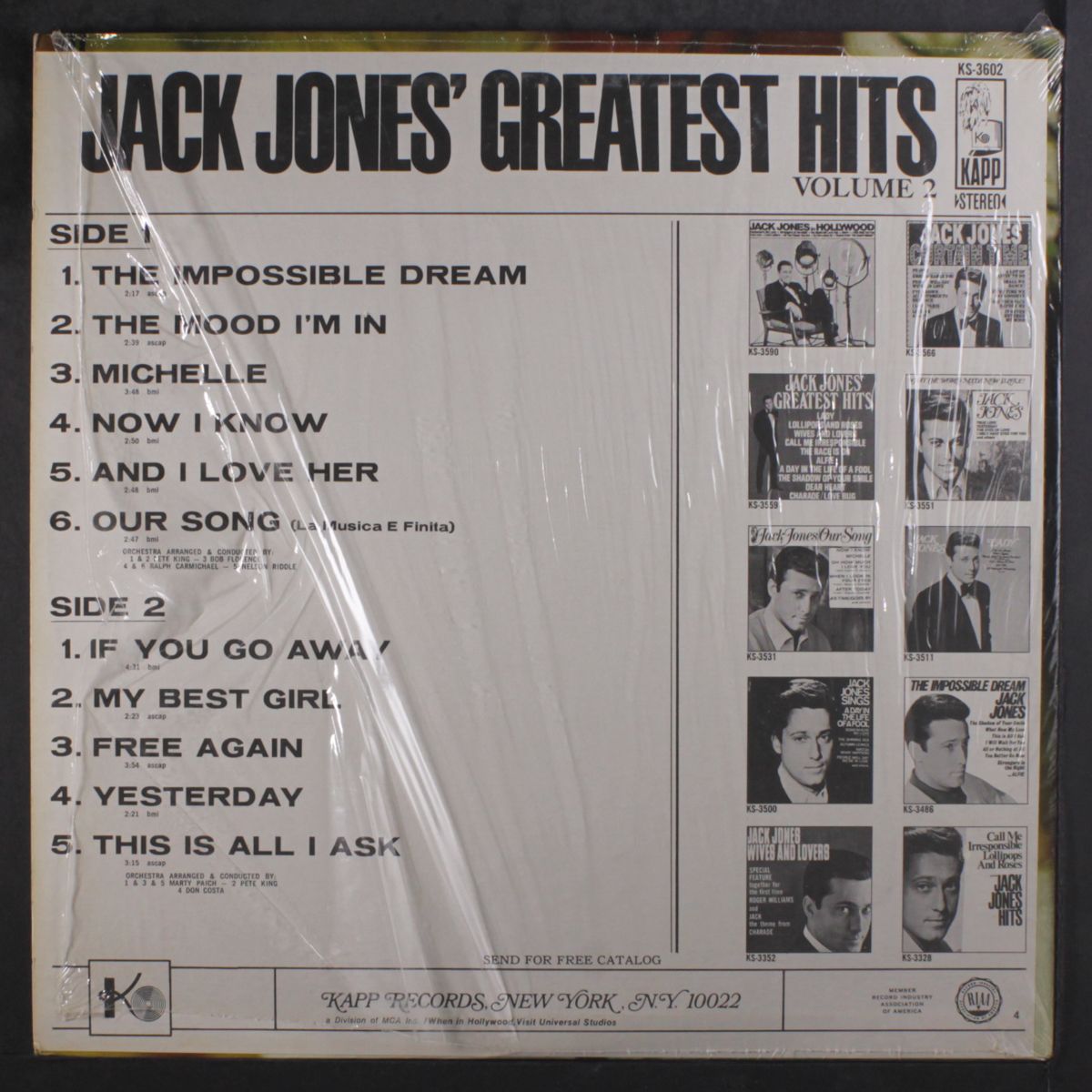 greatest hits, vol. 2 by JACK JONES
