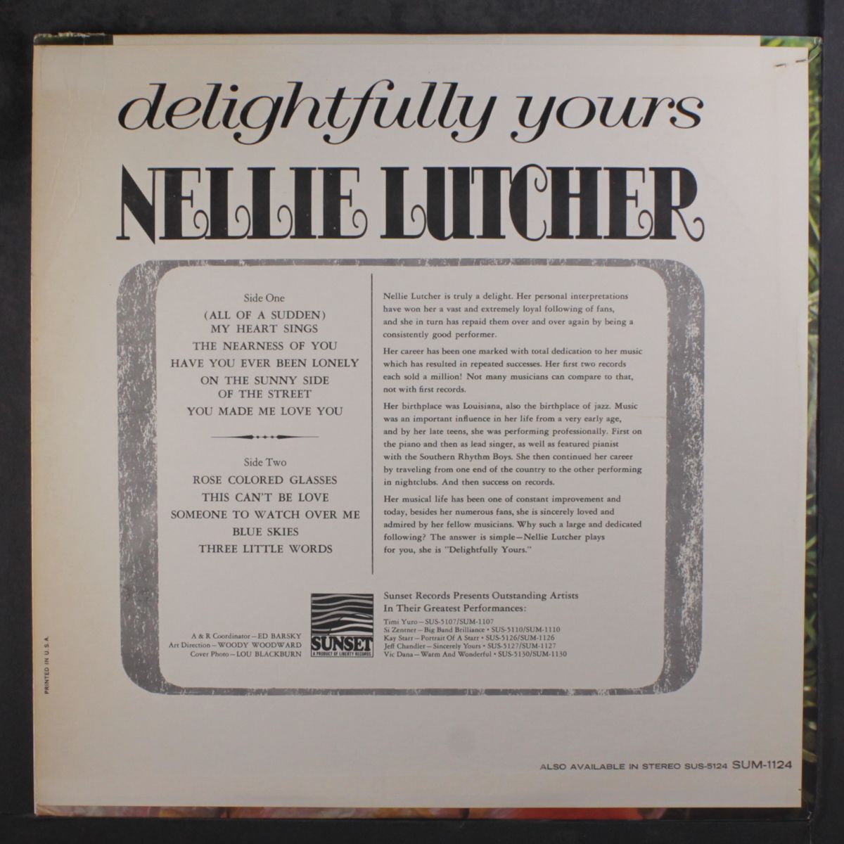 delightfully yours by NELLIE LUTCHER