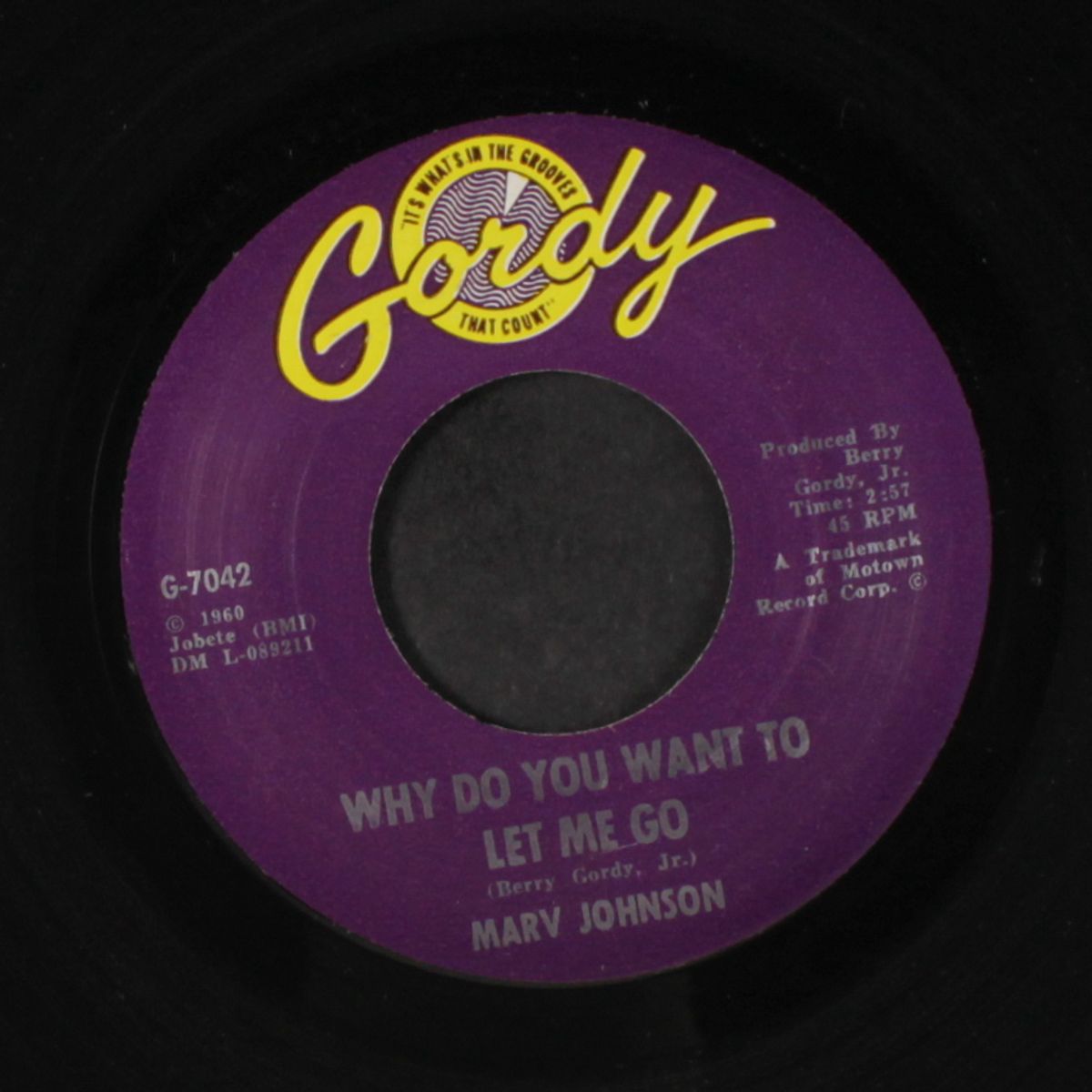 i'm not a plaything / why do you want to let me go by MARV JOHNSON