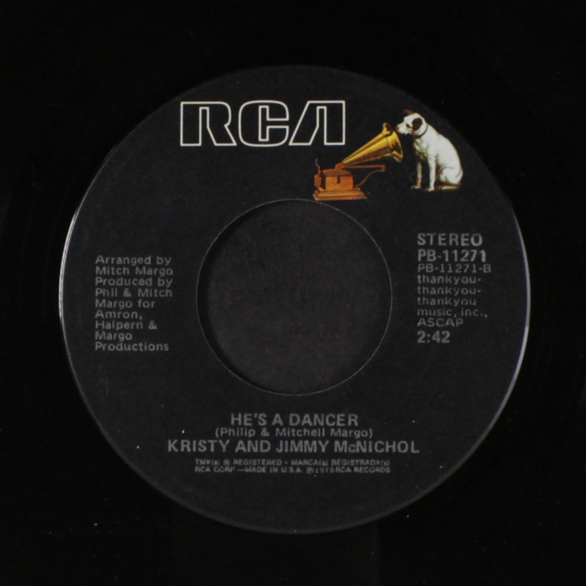 he's so fine / he's a dancer by KRISTY & JIMMY MCNICHOL