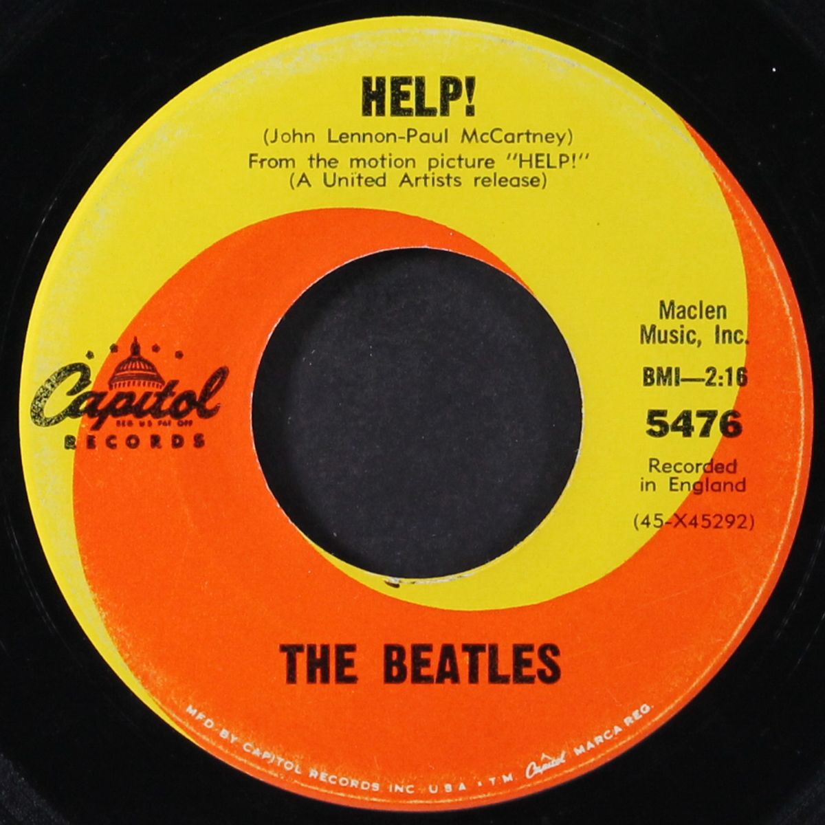 help! / i'm down by BEATLES