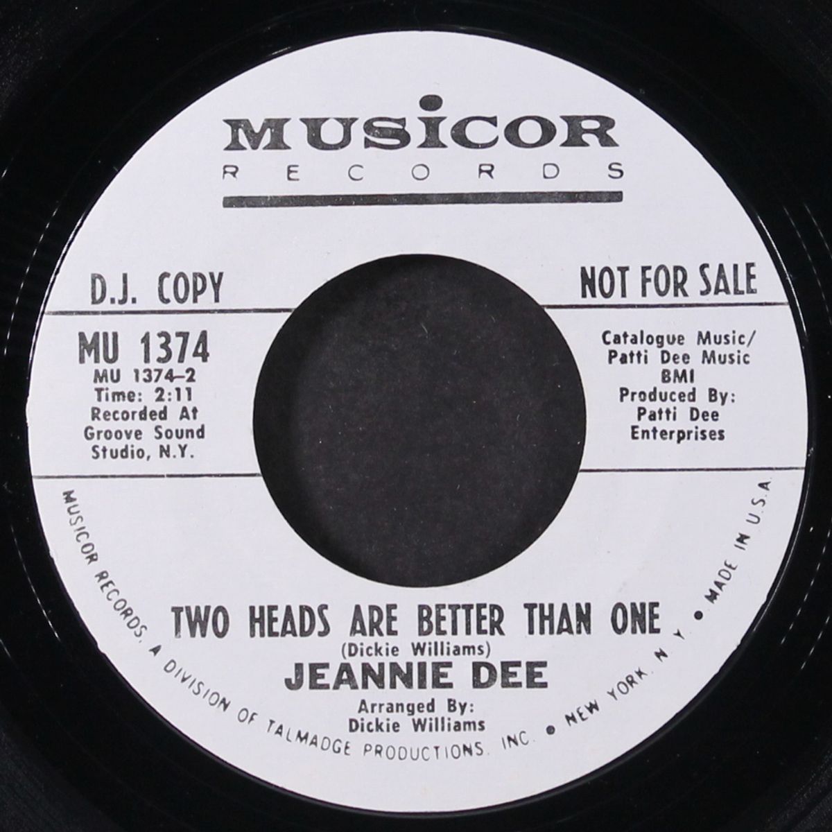two heads are better than one / three fools in love by JEANNIE DEE