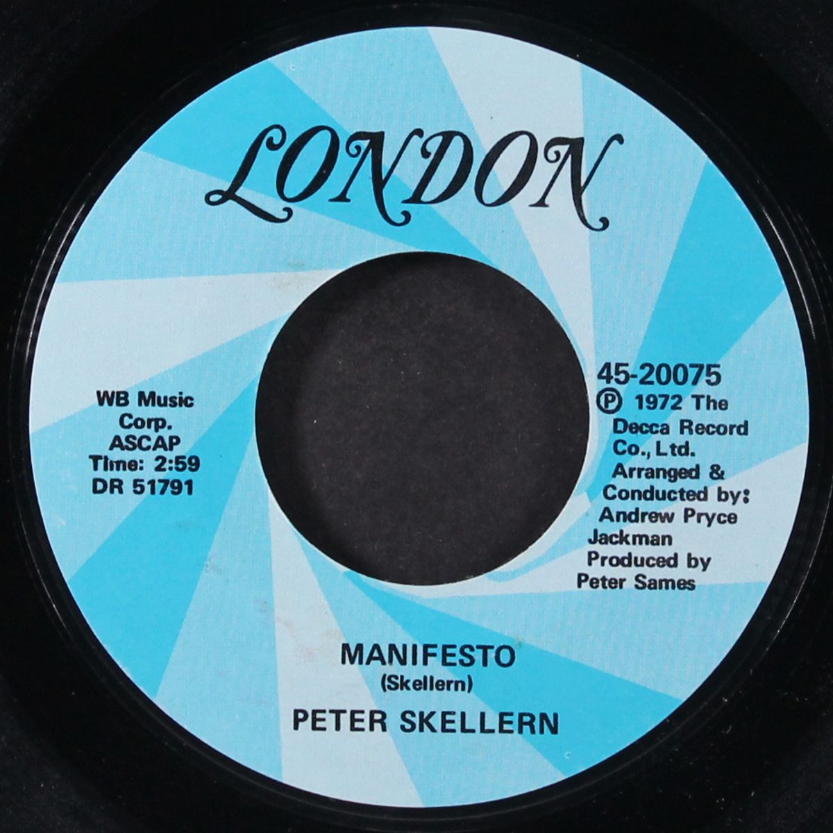 you're a lady / manifesto by PETER SKELLERN