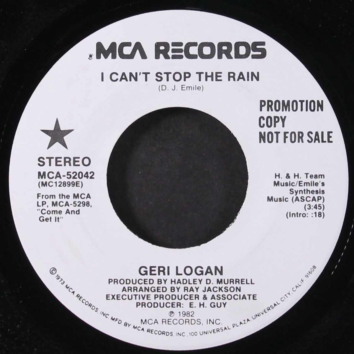 i can't stop the rain / same by GERI LOGAN