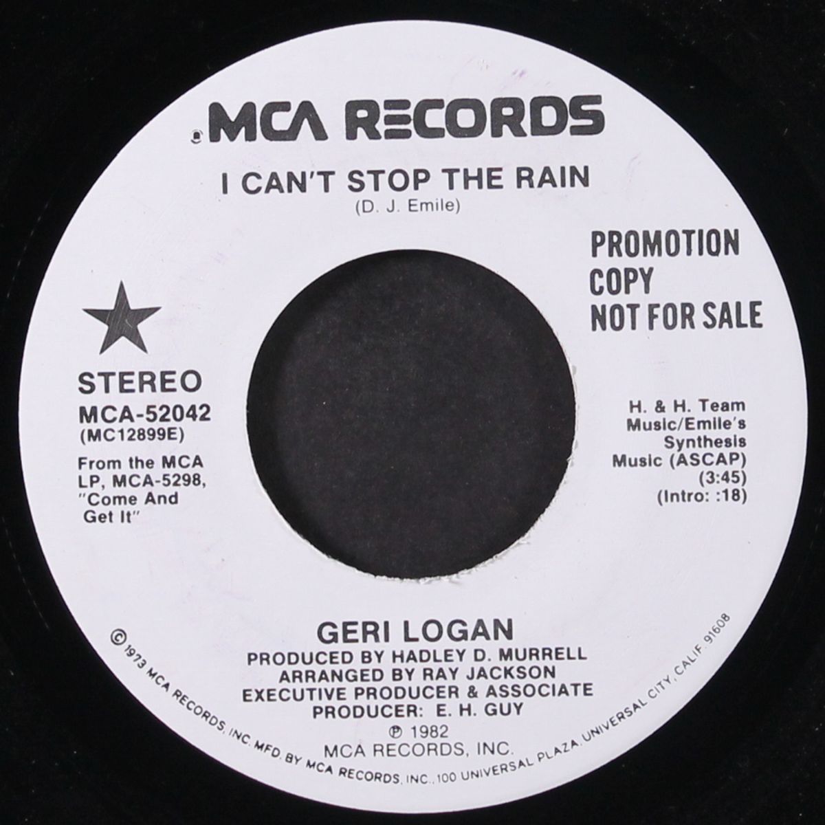 i can't stop the rain / same by GERI LOGAN