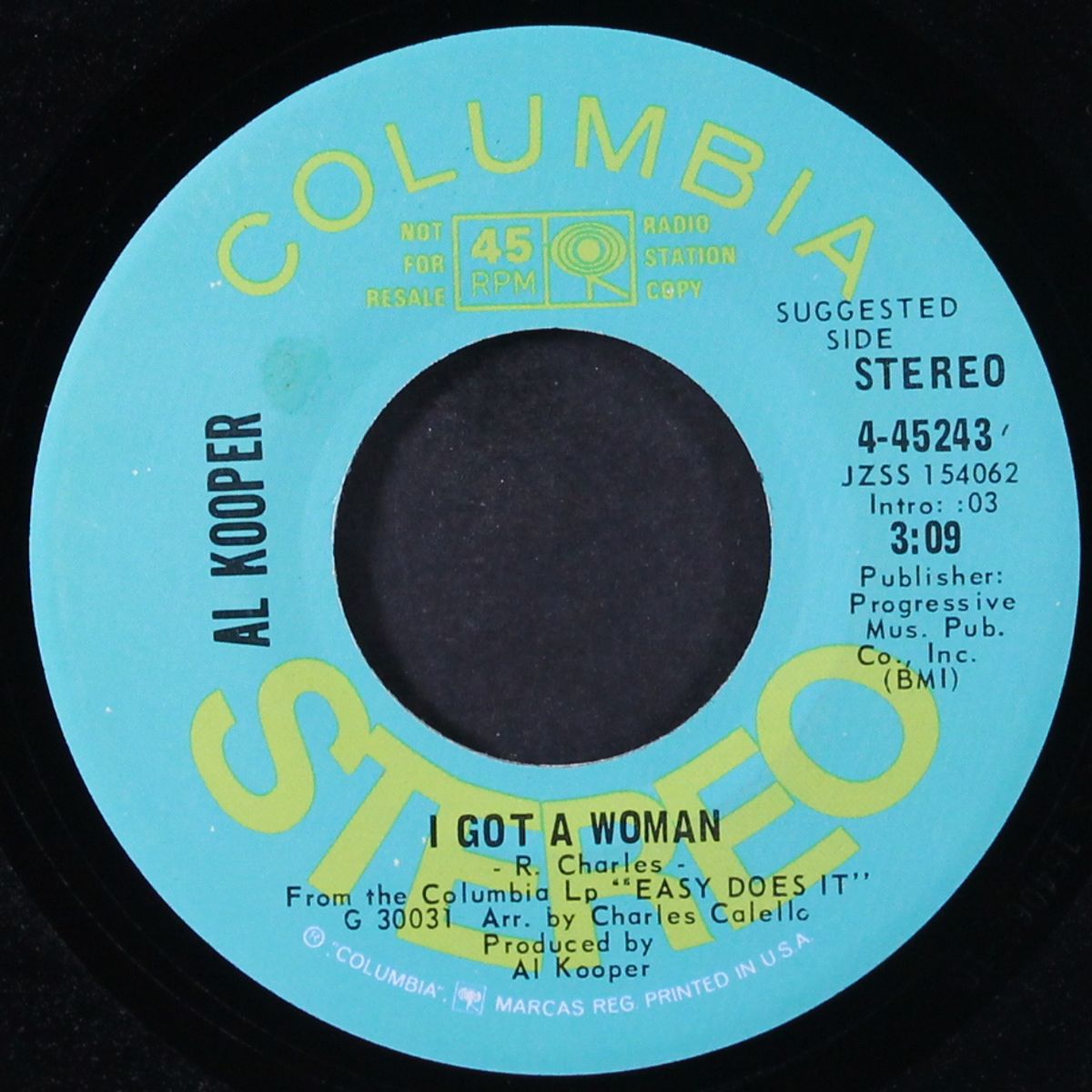 easy does it / i got a woman by AL KOOPER