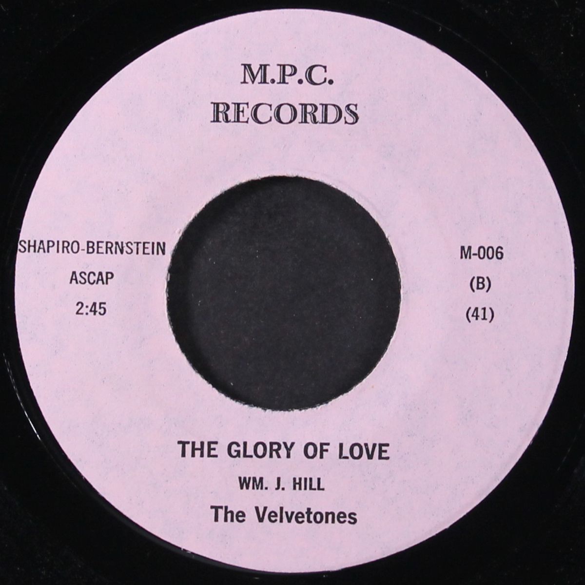 96 tears / the glory of love by ? & THE MYSTERIANS / VELVETONES