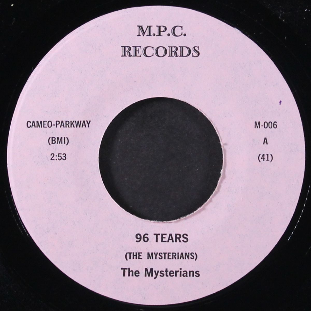 96 tears / the glory of love by ? & THE MYSTERIANS / VELVETONES