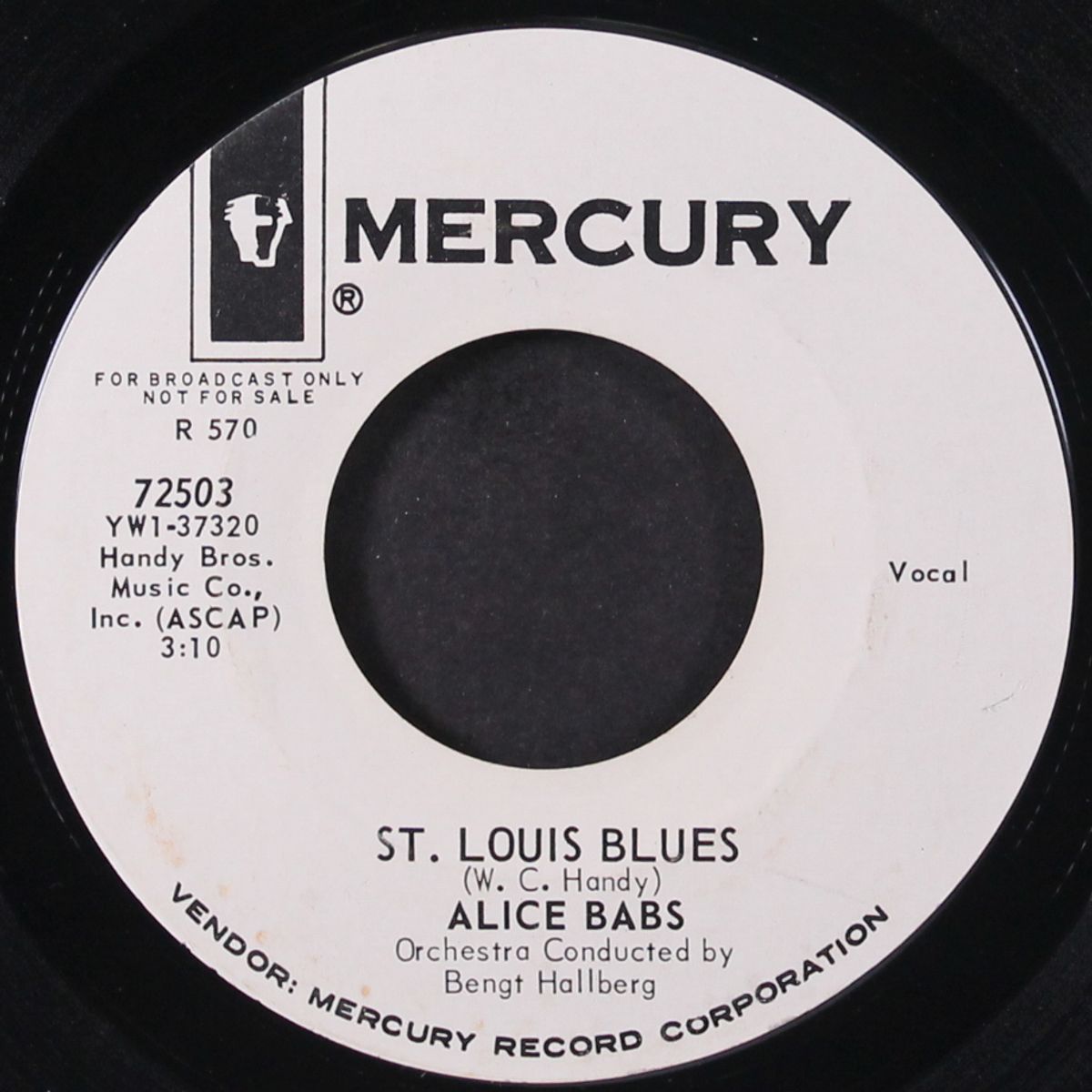 st. louis blues / after you've gone by ALICE BABS