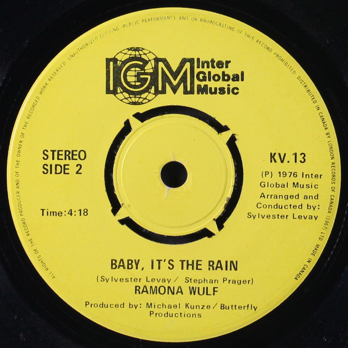 save the last dance for me / baby, it's the rain by RAMONA WULF