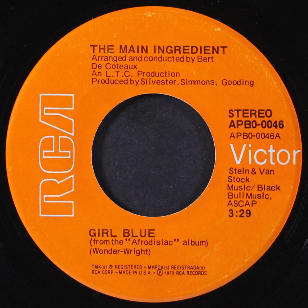 movin' on / girl blue by MAIN INGREDIENT