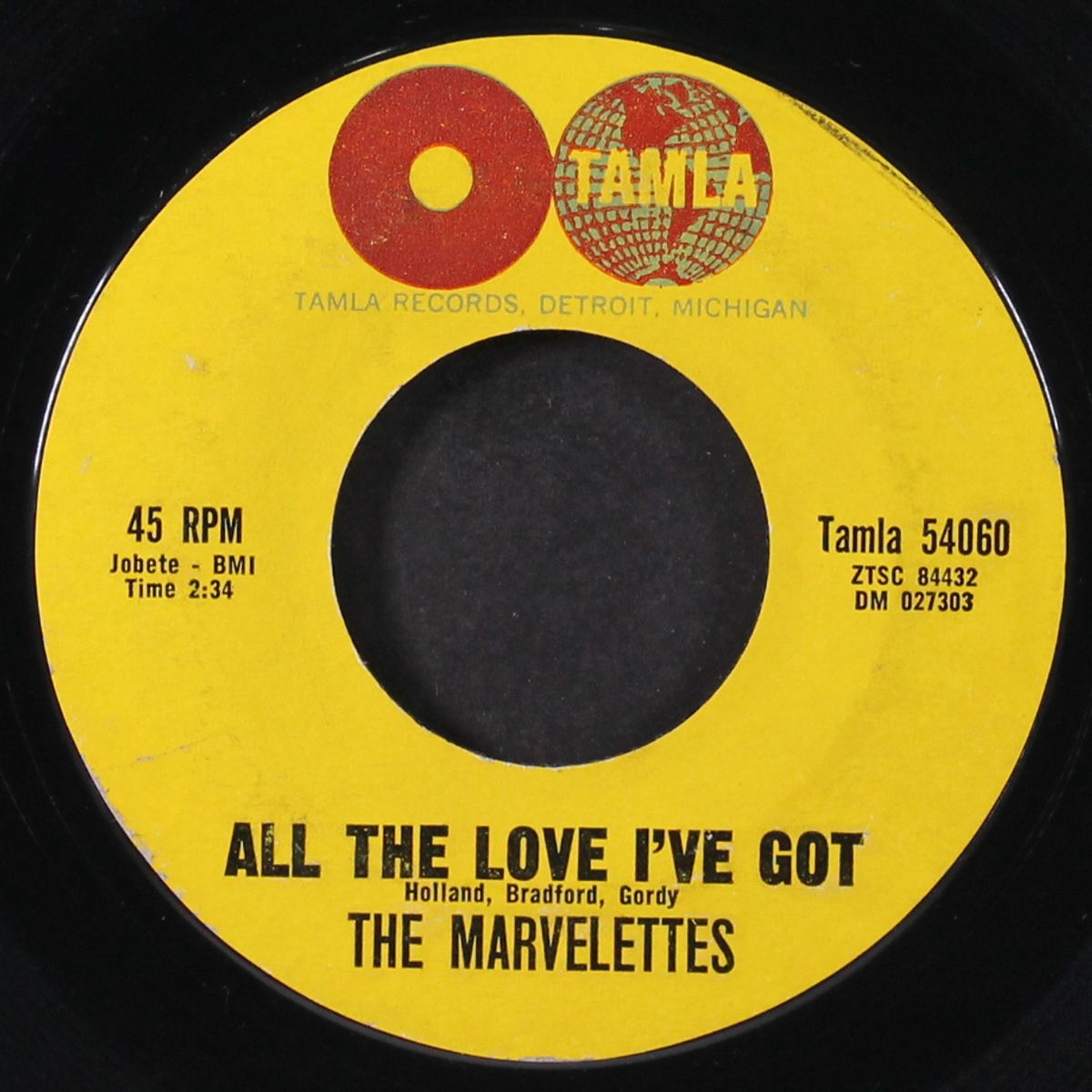 playboy / all the love i've got by MARVELETTES
