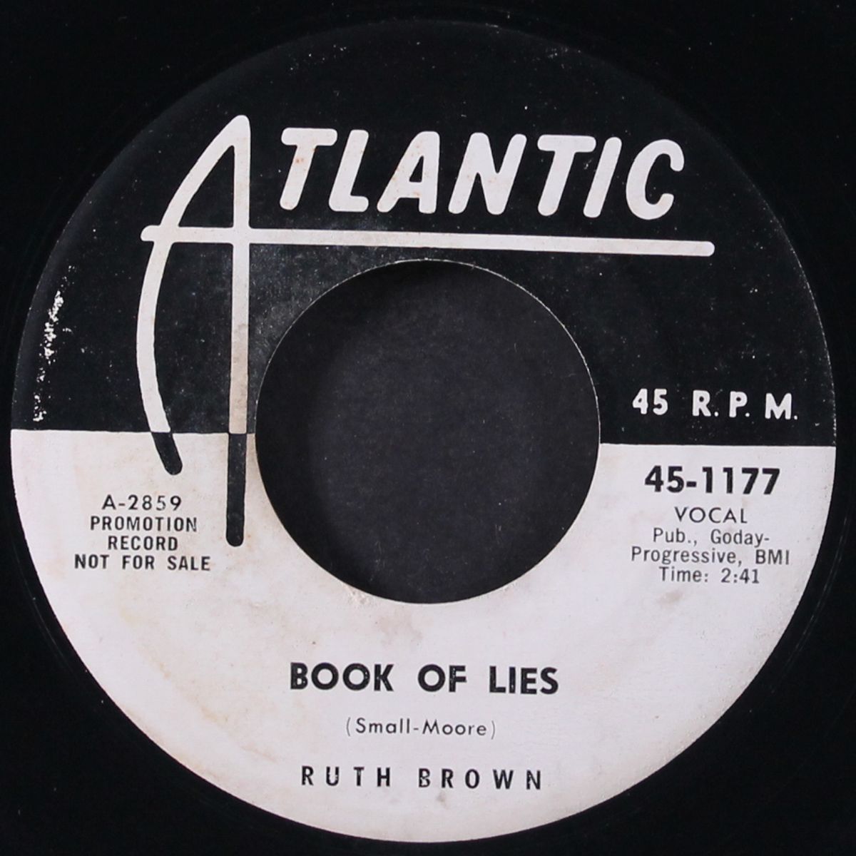just too much / book of lies by RUTH BROWN