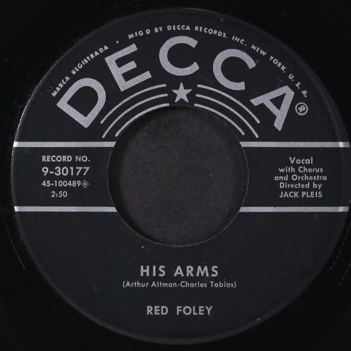 passing by / his arms by RED FOLEY