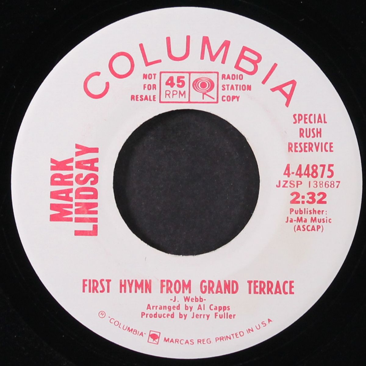 first hymn from grand terrace by MARK LINDSAY