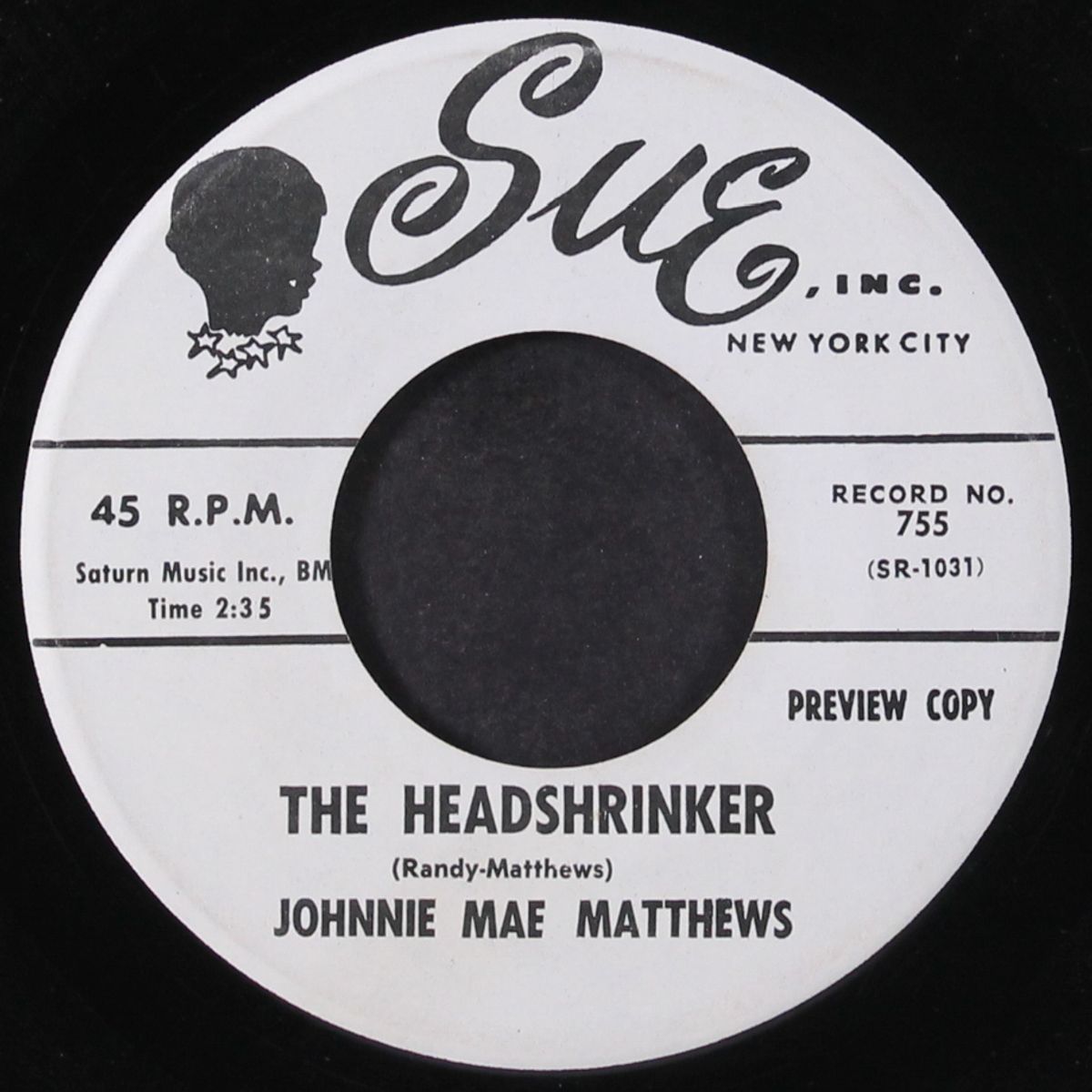 the headshrinker / my little angel by JOHNNIE MAE MATTHEWS