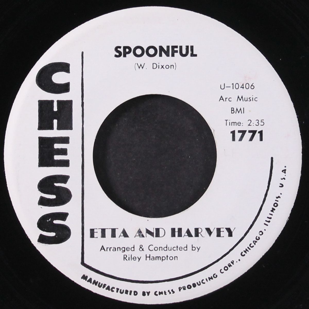 spoonful / it's a crying shame by ETTA & HARVEY