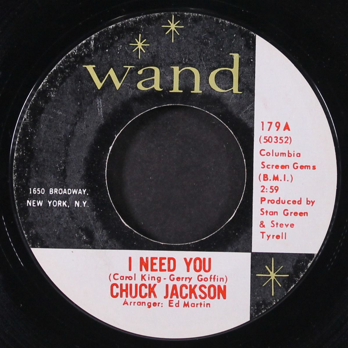 i need you / soul brother's twist by CHUCK JACKSON