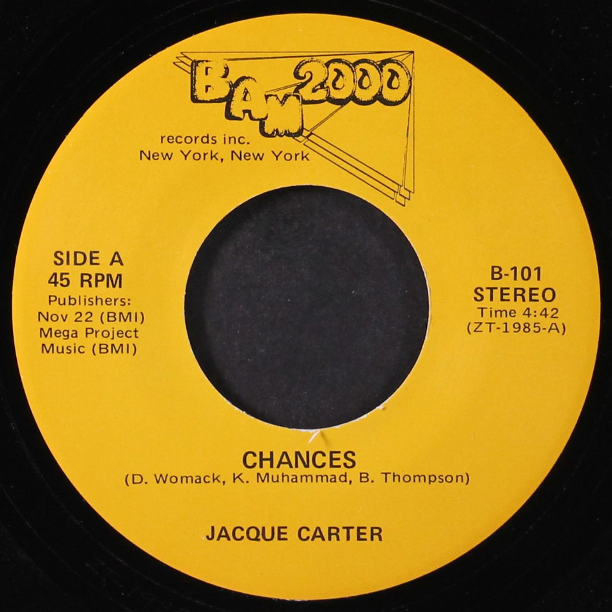chances by JACQUE CARTER