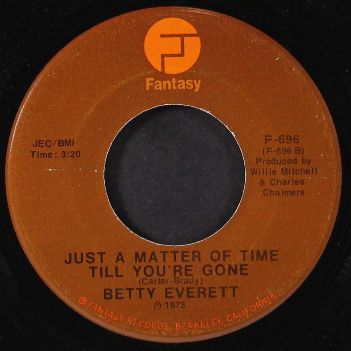 just a matter of time till you're gone / danger by BETTY EVERETT