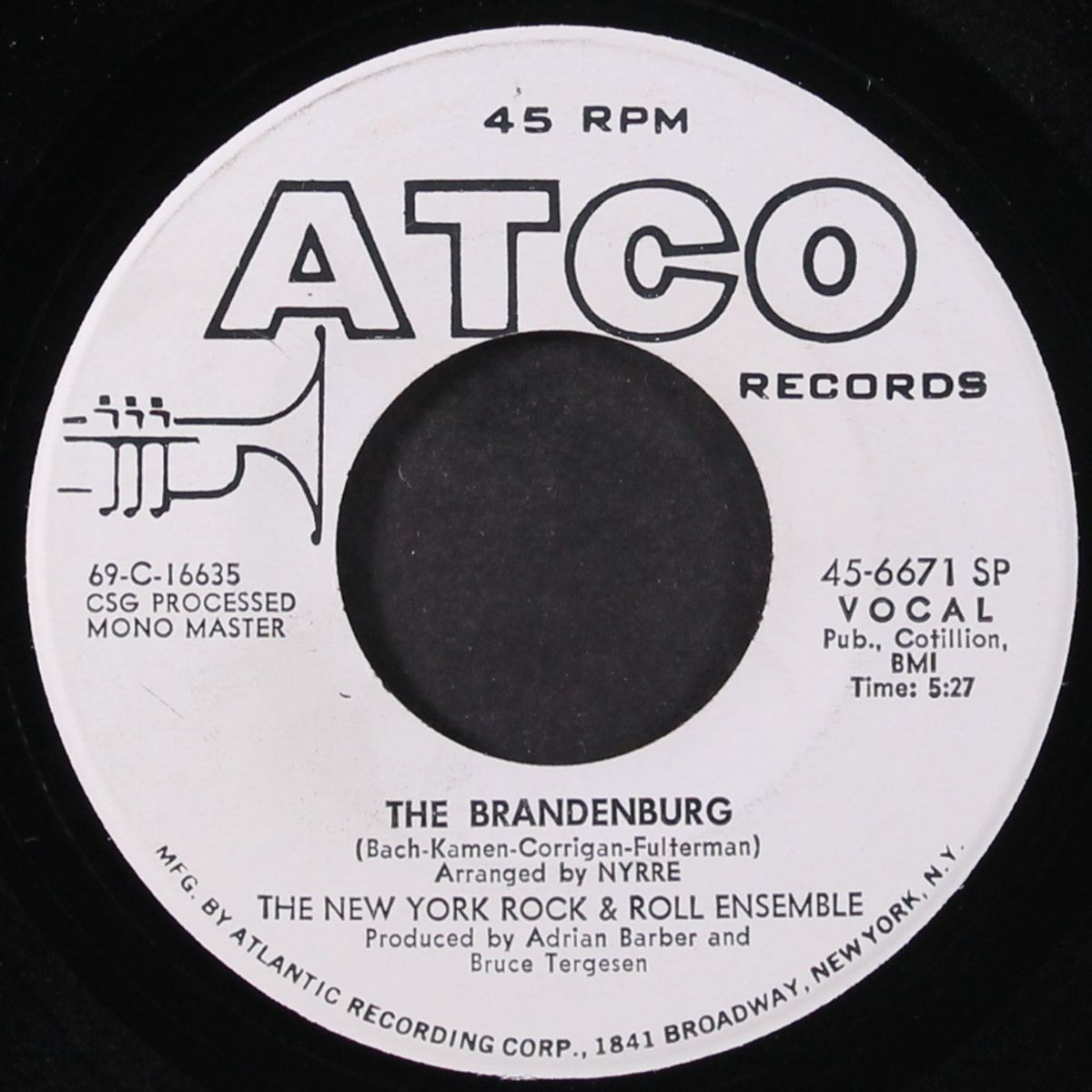 the brandenburg / 'spiral' version by NEW YORK ROCK & ROLL ENSEMBLE