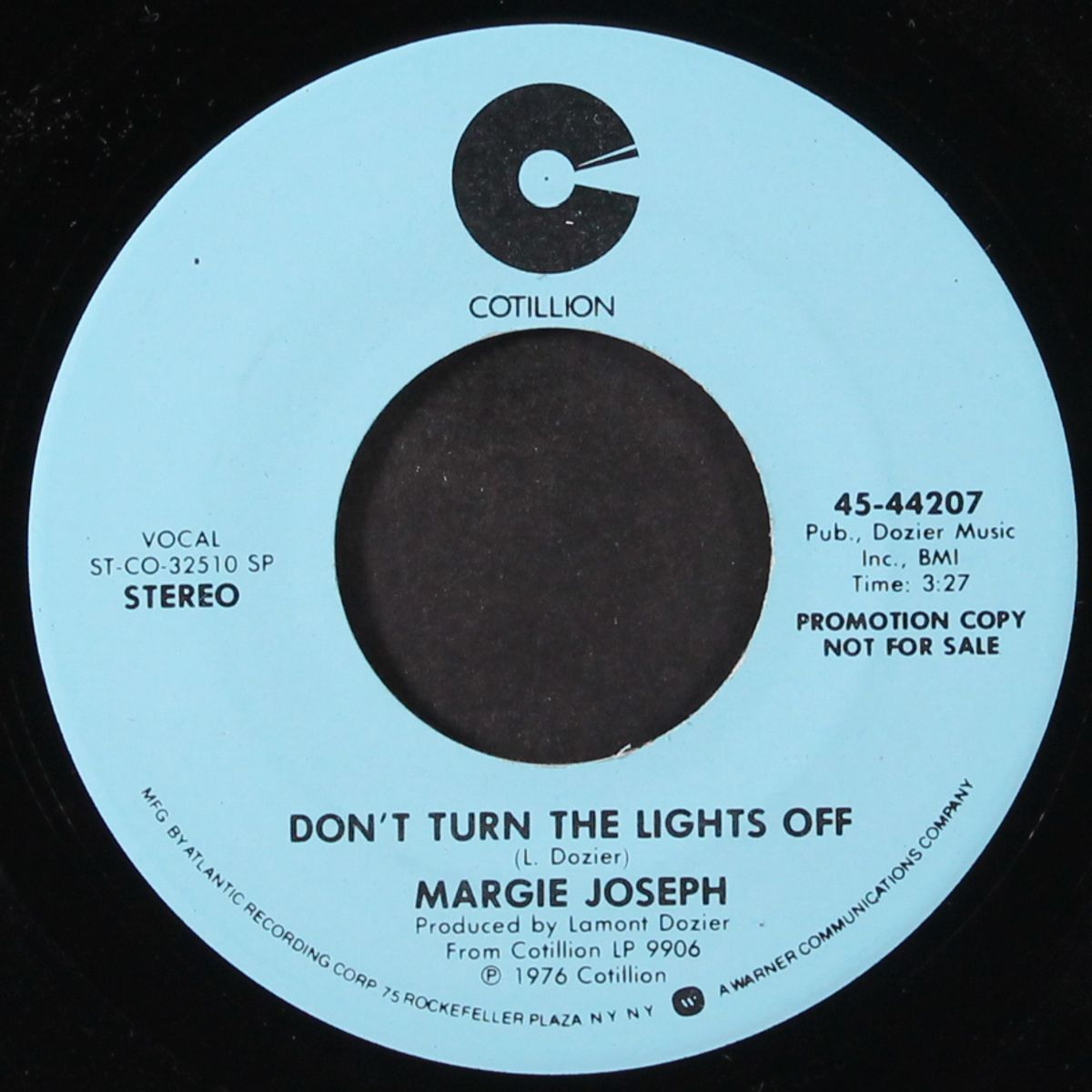 don't turn the lights off / mono by MARGIE JOSEPH