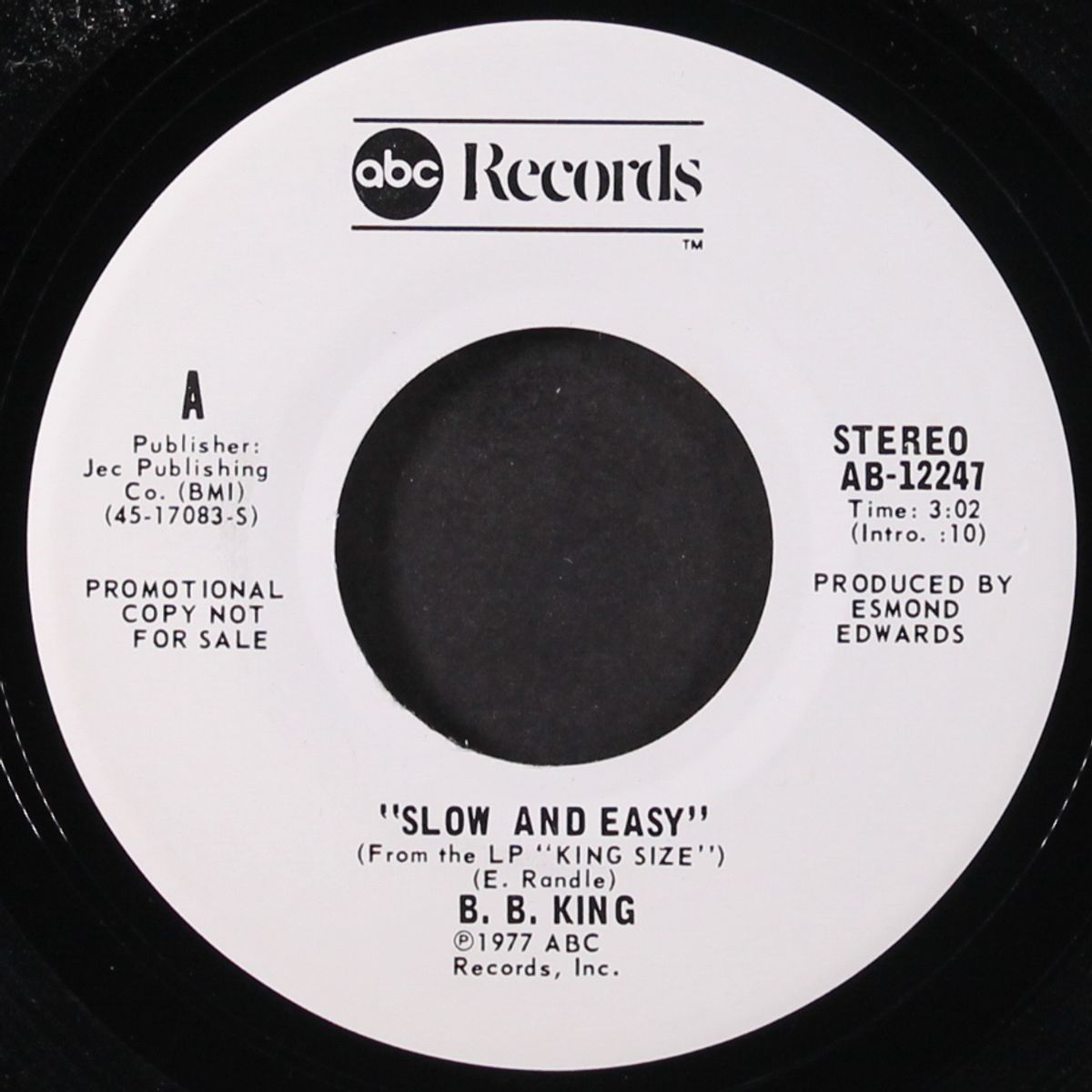 slow and easy / mono by B.B. KING