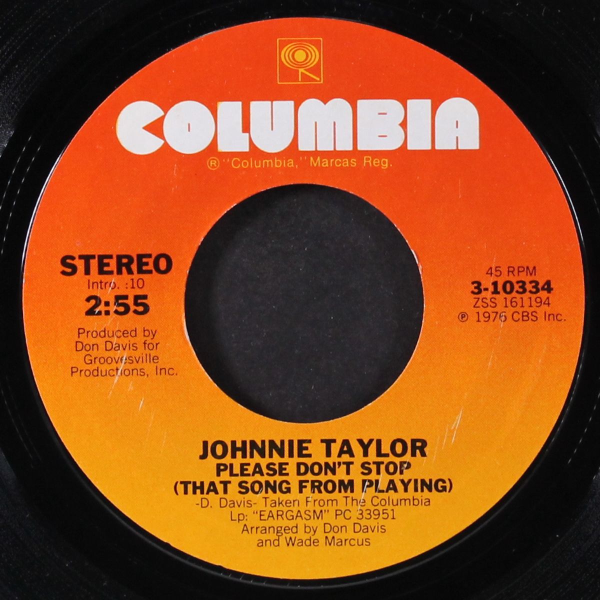 somebody's getting it / please don't stop by JOHNNIE TAYLOR