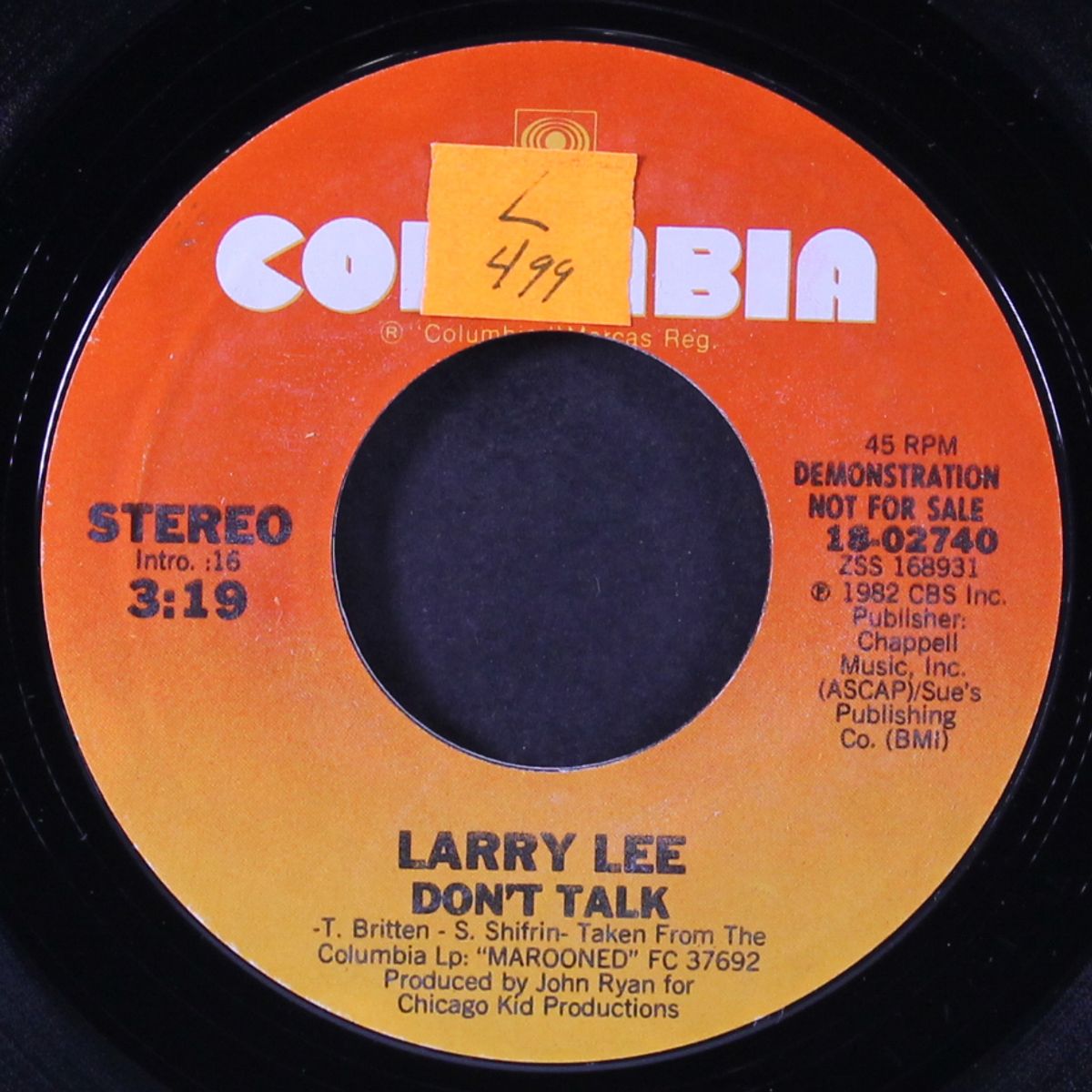 don't talk by LARRY LEE