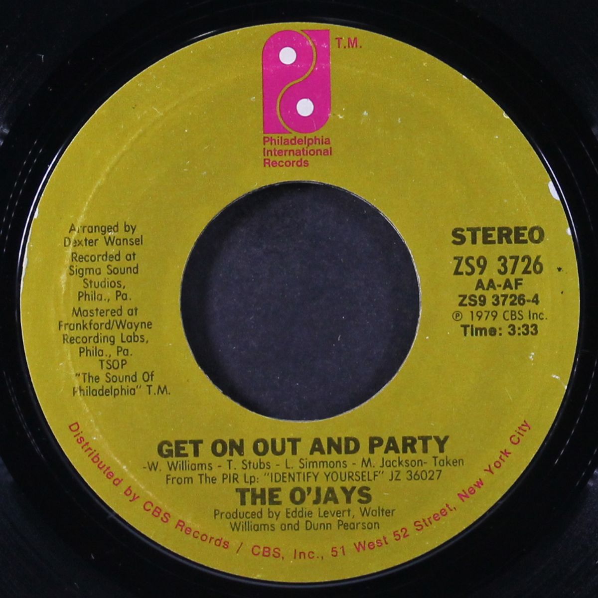 get on out and party by O'JAYS