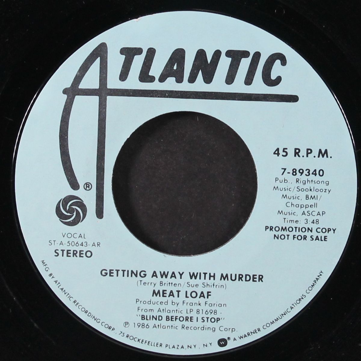getting away with murder / same by MEAT LOAF