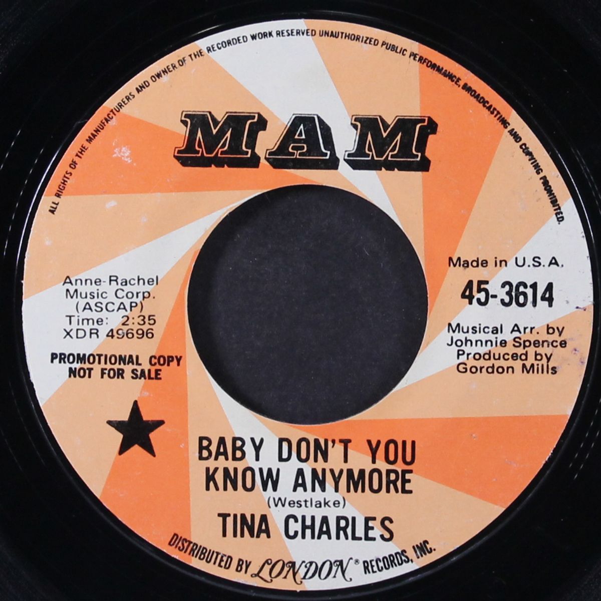 baby don't you know anymore / joe by TINA CHARLES