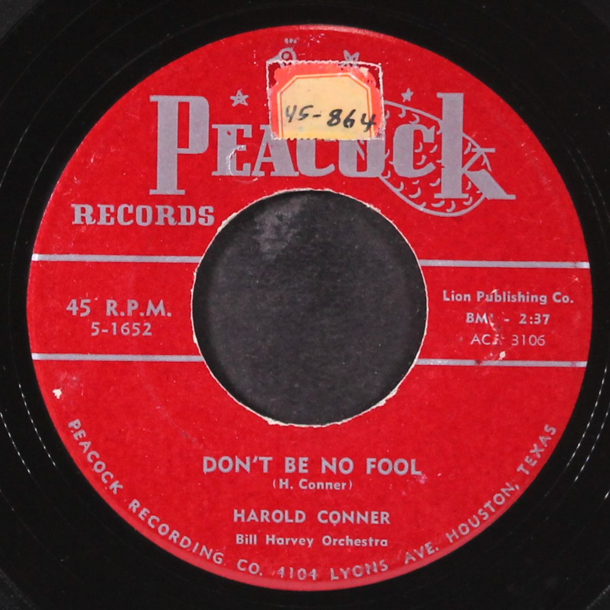 don't be no fool / your magic kiss by HAROLD CONNER