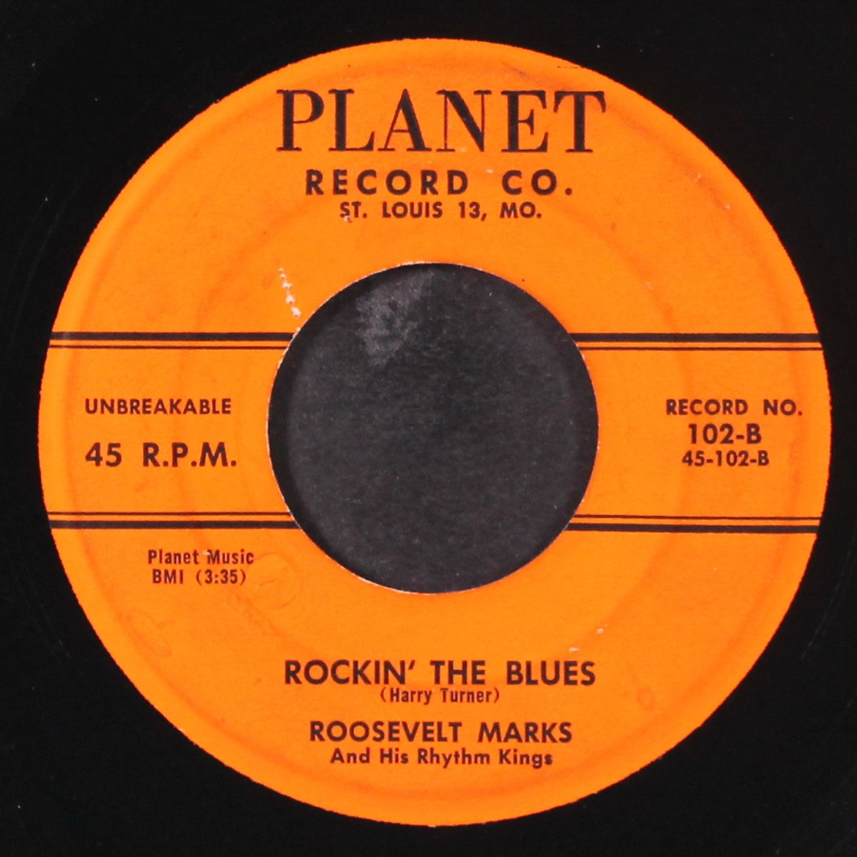 rockin' the blues / everytime i think of you by ROOSEVELT MARKS