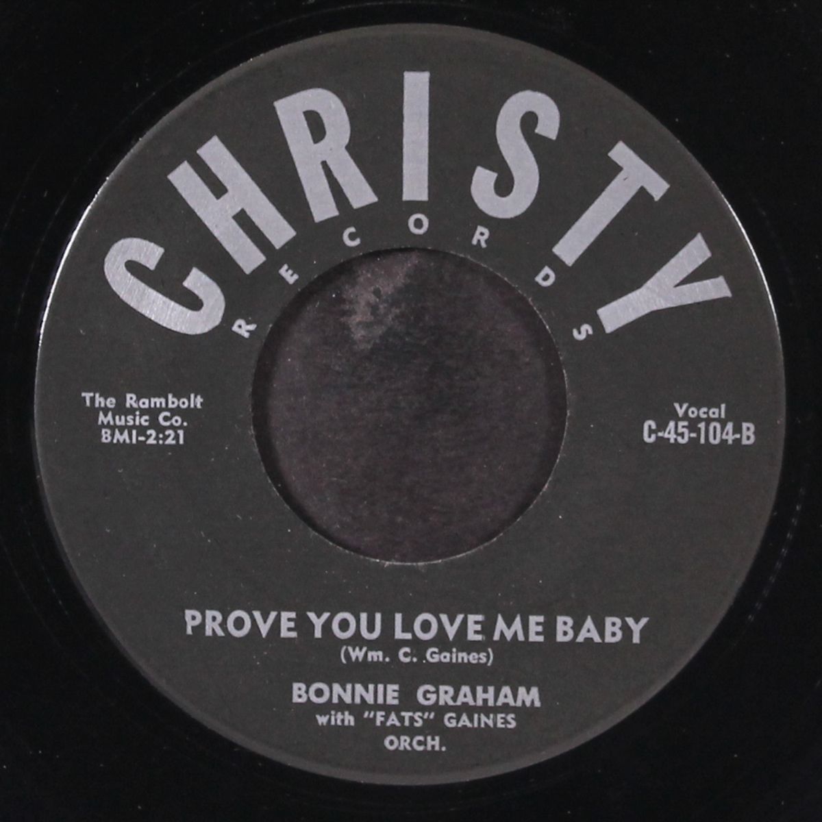 prove you love me baby / who dat? by BONNIE GRAHAM