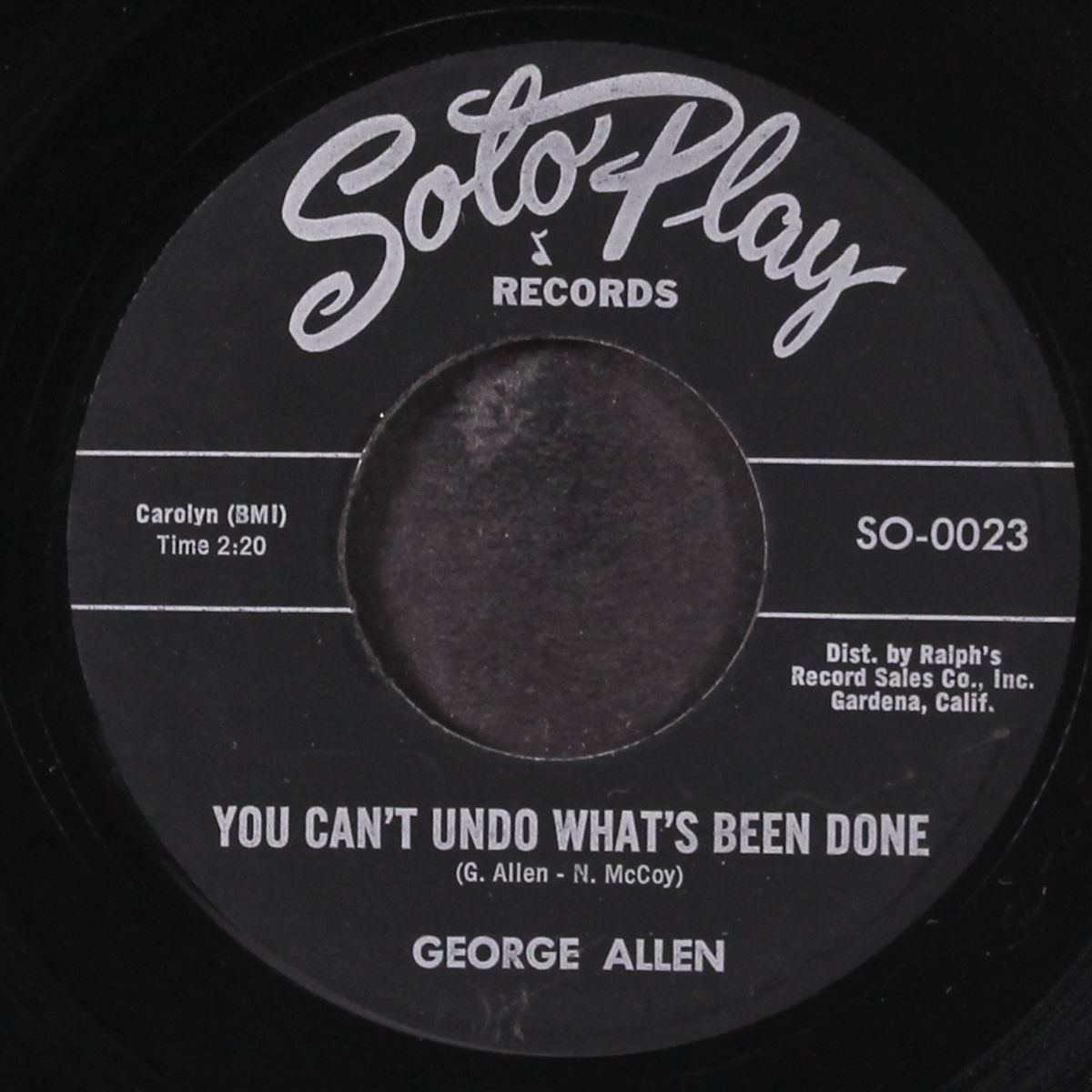 rope that twist / you can't undo what's been done by GEORGE ALLEN