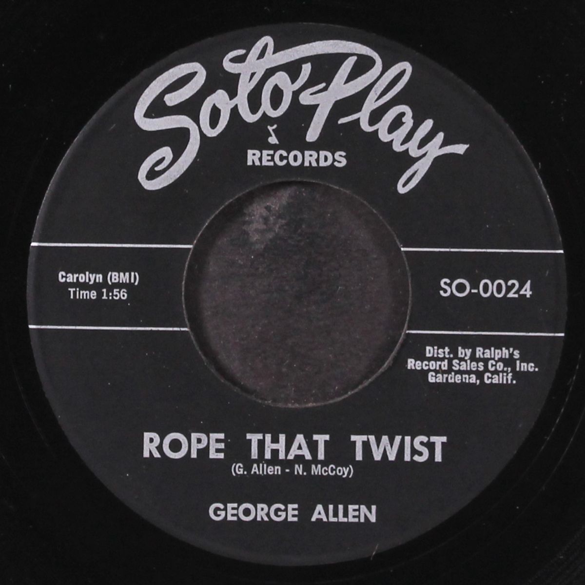 rope that twist / you can't undo what's been done by GEORGE ALLEN