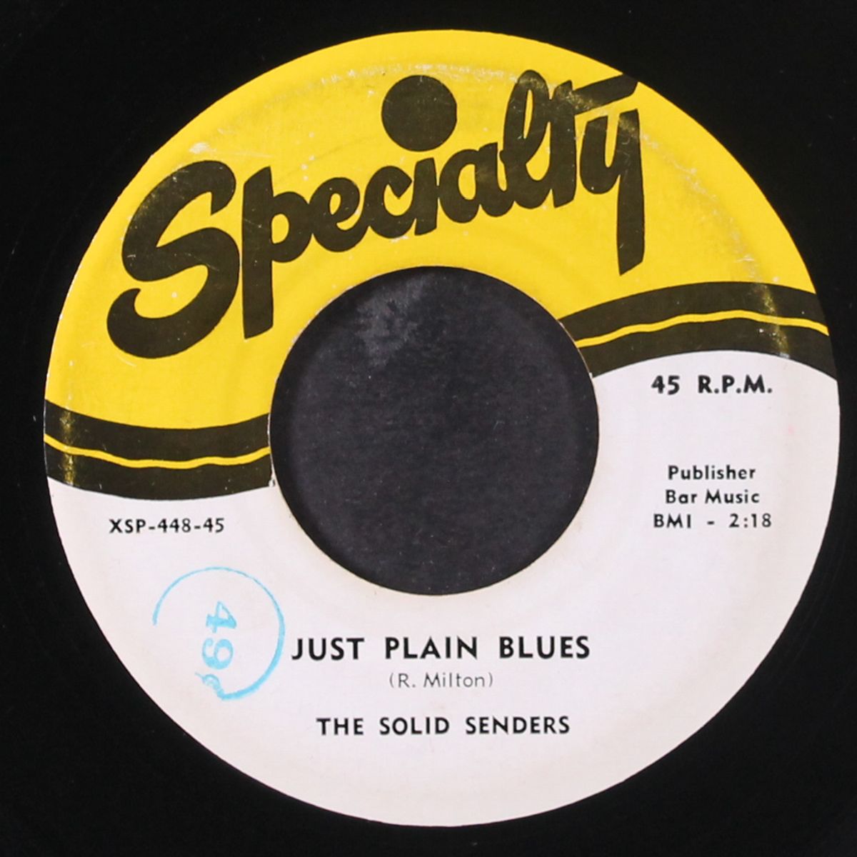 just plain blues / where or when? by SOLID SENDERS