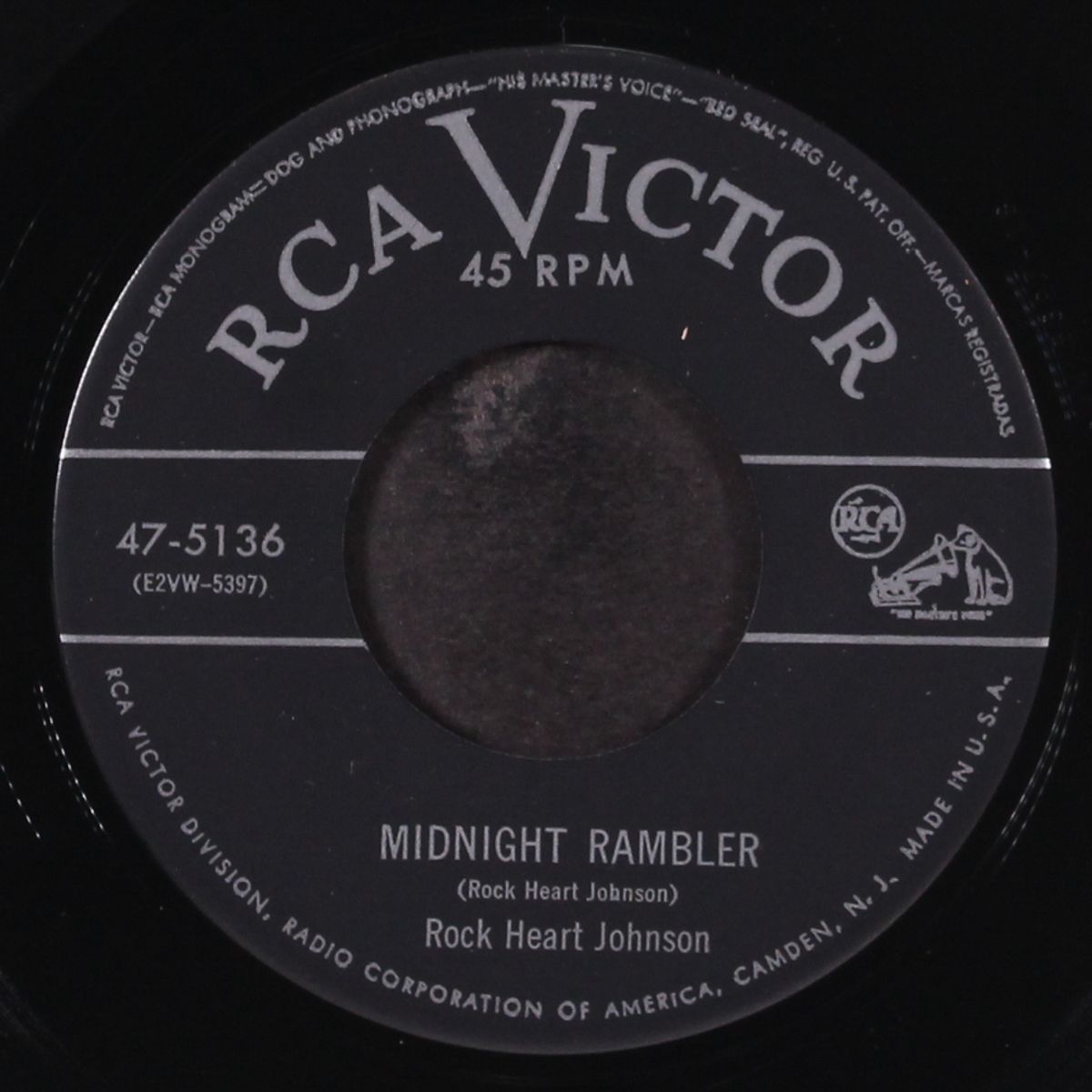 black spider / midnight rambler by ROCK HEART JOHNSON