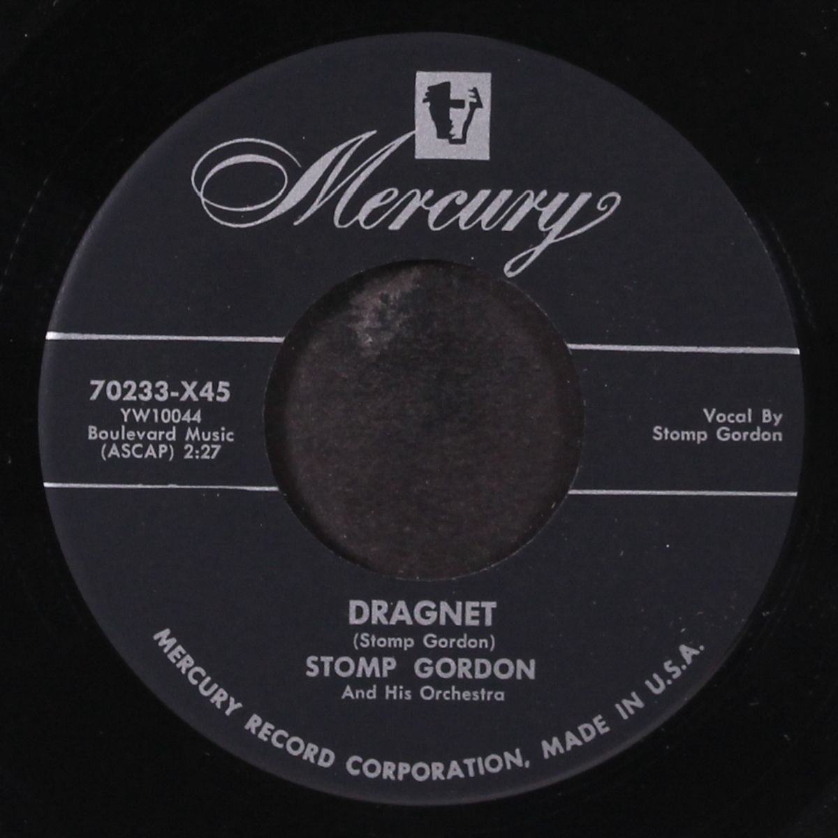 sloppy daddy blues / dragnet by STOMP GORDON