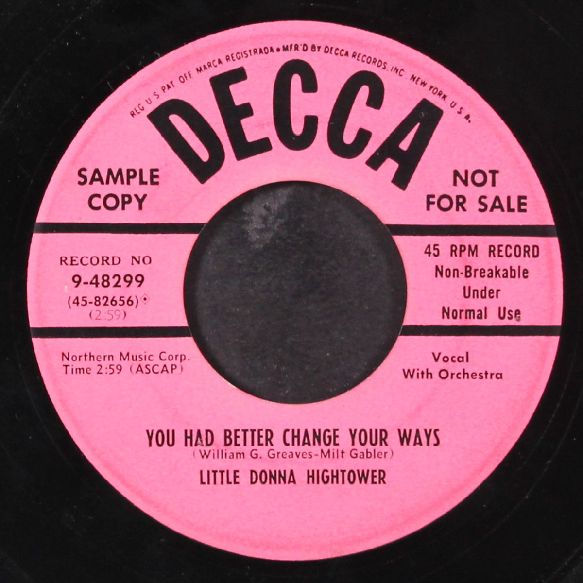 farewell blues / you had better change your ways by LITTLE DONNA HIGHTOWER