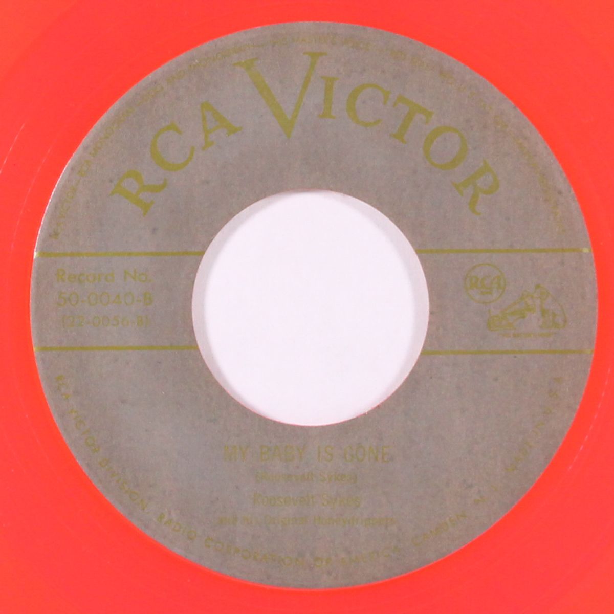my baby is gone / southern blues by ROOSEVELT SYKES