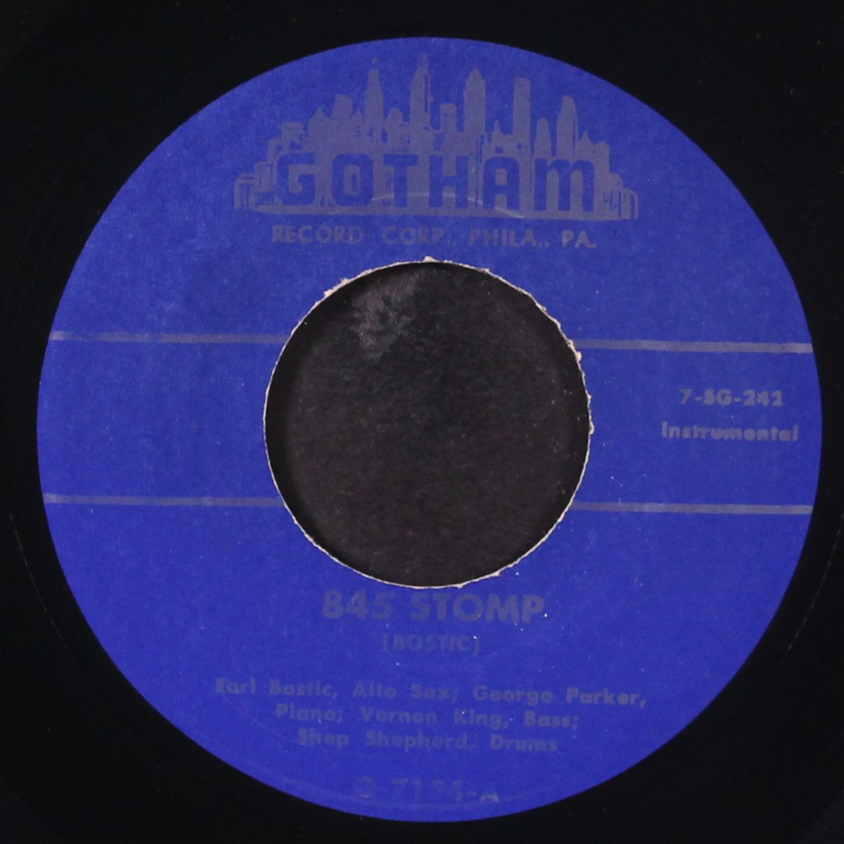 845 stomp / earl's rumboogie by EARL BOSTIC