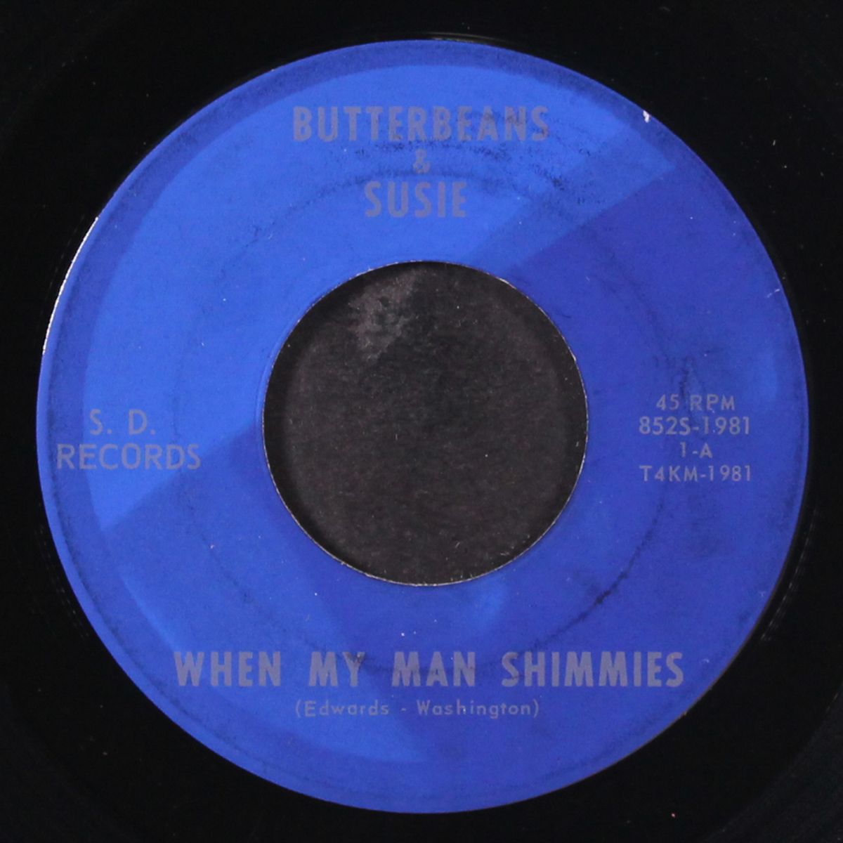 when my man shimmies / a married man is a fool by BUTTERBEANS & SUSIE
