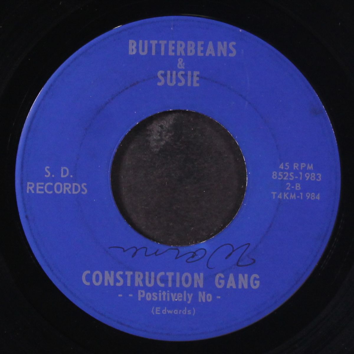 deal yourself another hand / construction gang by BUTTERBEANS & SUSIE