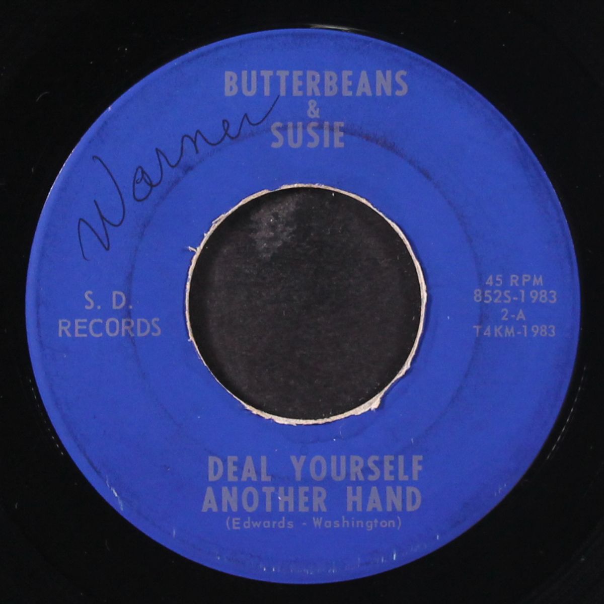 deal yourself another hand / construction gang by BUTTERBEANS & SUSIE